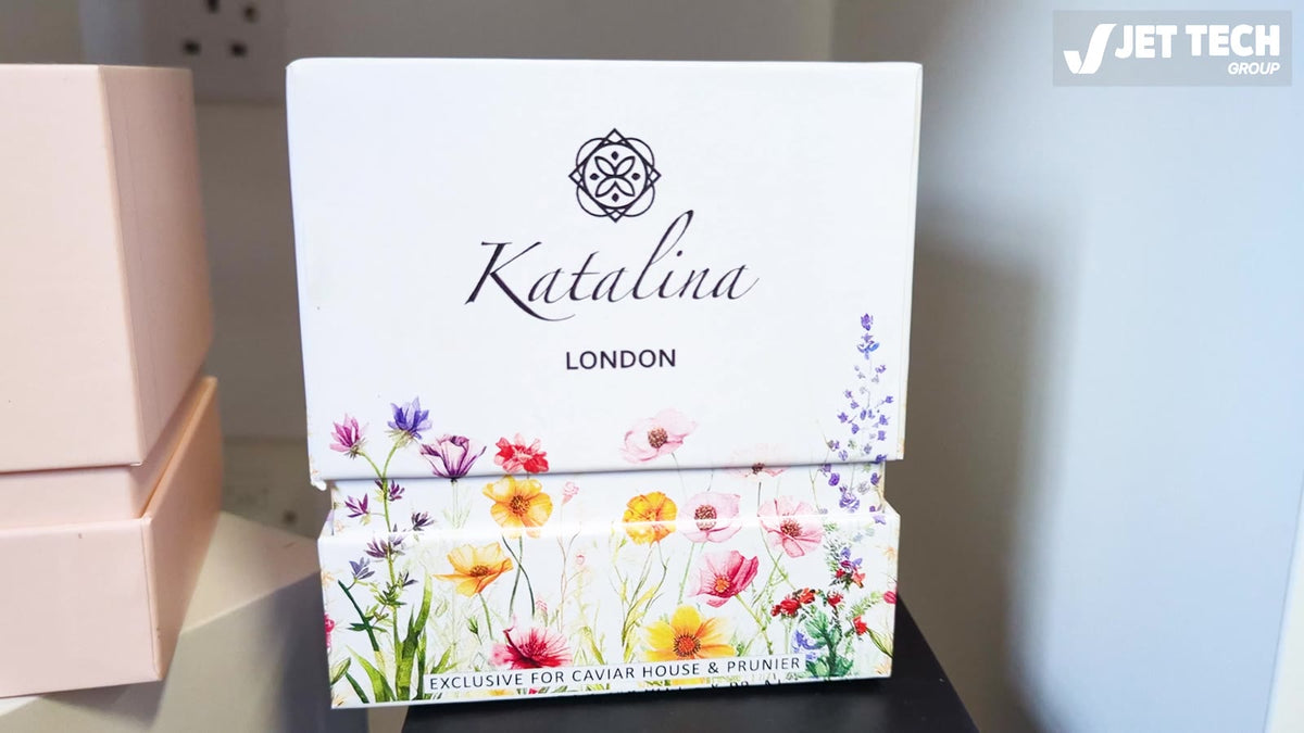 Luxury packaging printed in-house for London Luxury Candle Supplies