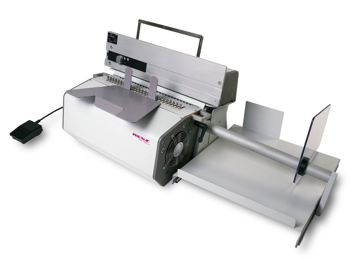 Punching and wire binding